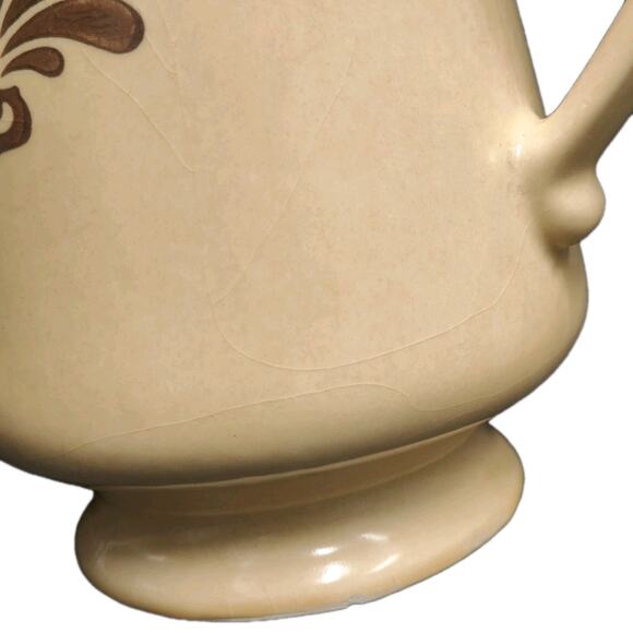 Pfaltzgraff Stoneware Village Pattern 2 Quart 64 Oz Pitcher 416 Retired Country - Picture 10 of 11